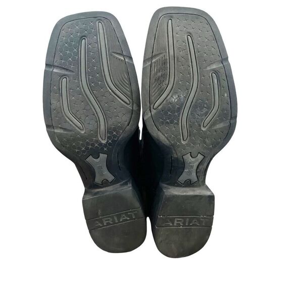 Ariat Black and Tan Cowboy Boots - Picture 7 of 10